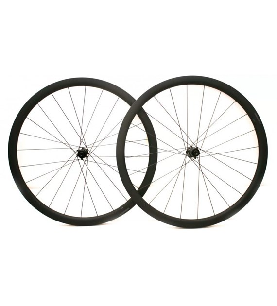 Koła szosowe ALEXRIMS ALXCF35D, H. tarczowy centerlock, Sztywna oś 12X100/12X142, Stożek 35mm, 700C 622-19, TRS, Karbon, Waga 1650g