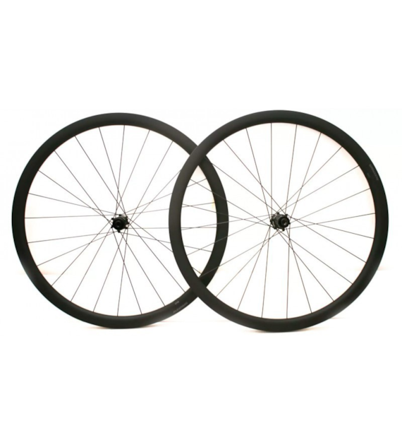 Koła szosowe ALEXRIMS ALXCF35D, H. tarczowy centerlock, Sztywna oś 12X100/12X142, Stożek 35mm, 700C 622-19, TRS, Karbon, Waga 1650g