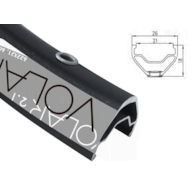 Obręcz mtb ALEXRIMS VOLAR 2.1, H. tarczowy, Stożek 18mm, 27.5  584x21, 32 otwory, Kapslowana, Czarna, Waga 426g (DWZ)