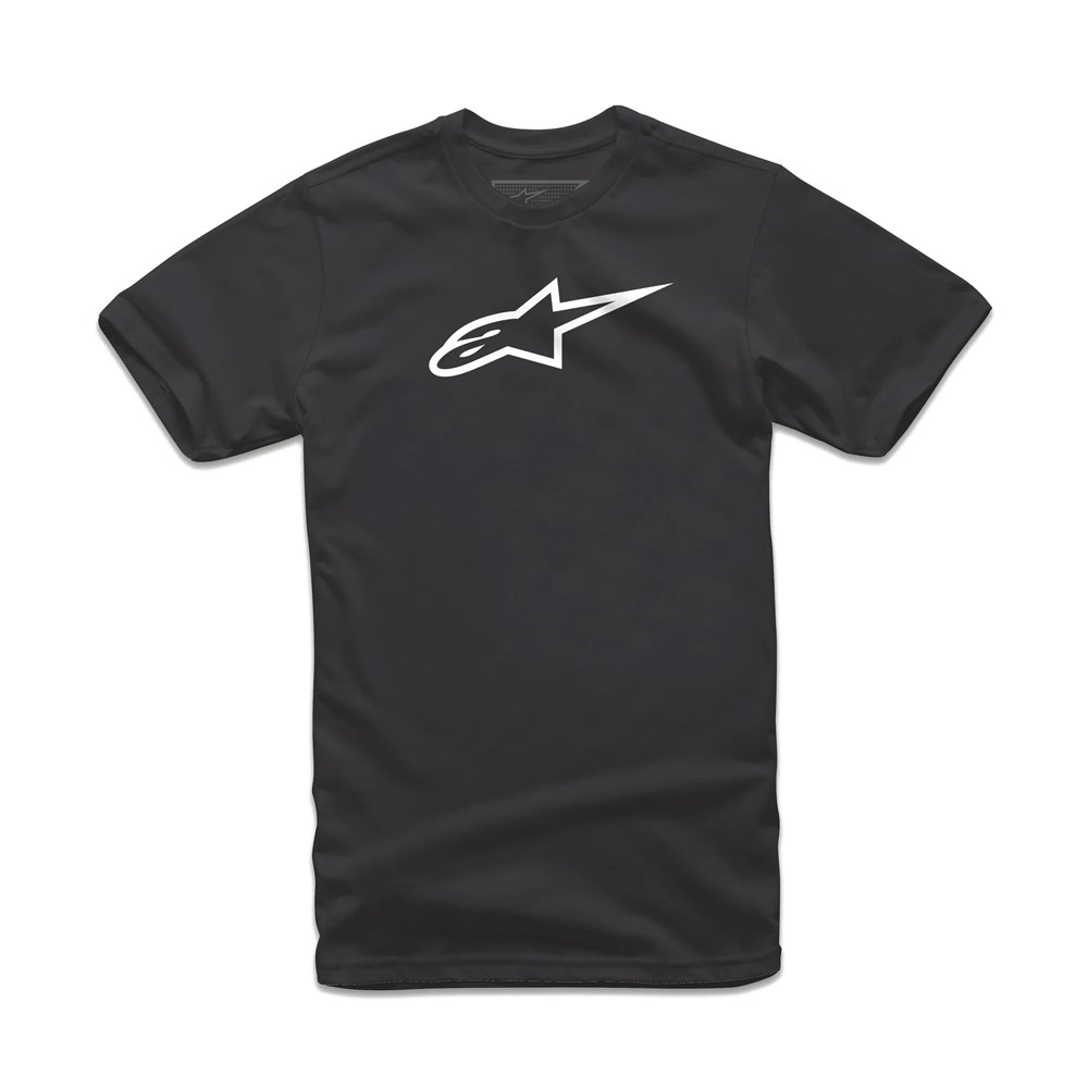 T-shirt ALPINESTARS AGELESS CLASSIC TEE, Black/White - roz. XL (NEW)