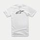 T-shirt ALPINESTARS AGELESS CLASSIC TEE, White/Black - roz. M (NEW)