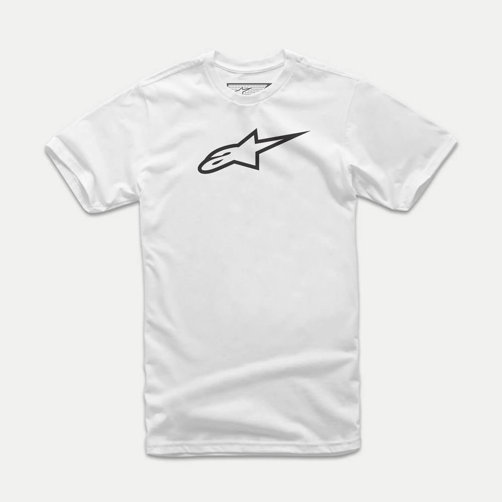 T-shirt ALPINESTARS AGELESS CLASSIC TEE, White/Black - roz. M (NEW)