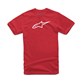 T-shirt ALPINESTARS AGELESS CLASSIC TEE, Red/White - roz. M (NEW)