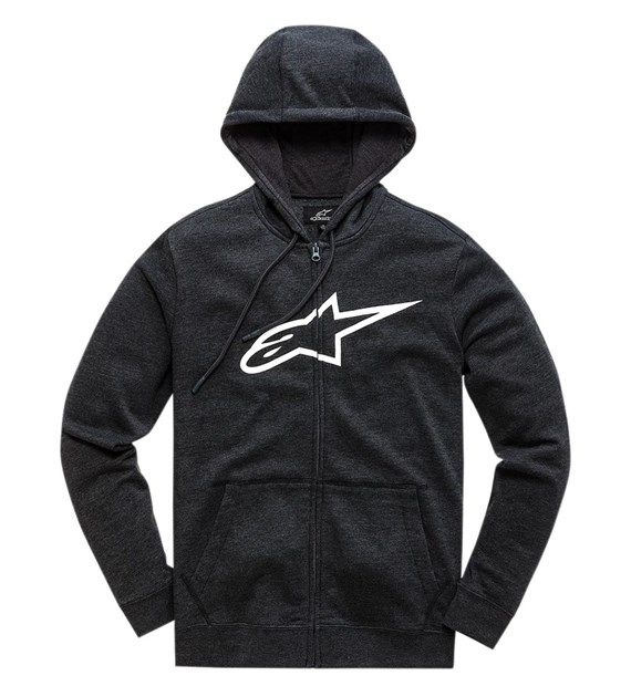 Bluza z kapturem ALPINESTARS AGELESS II ZIP HOODIE, Black/White - roz. L (NEW)