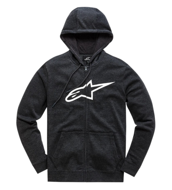 Bluza z kapturem ALPINESTARS AGELESS II ZIP HOODIE, Black/White - roz. M (NEW)