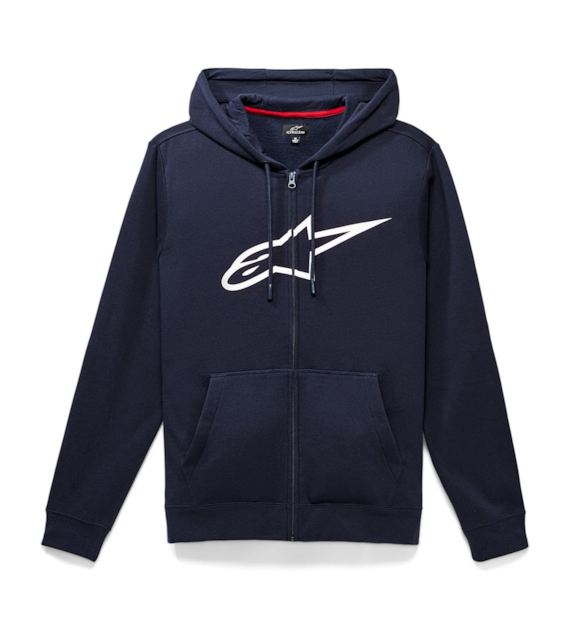 Bluza z kapturem ALPINESTARS AGELESS II ZIP HOODIE, Nav/White - roz. L (NEW)