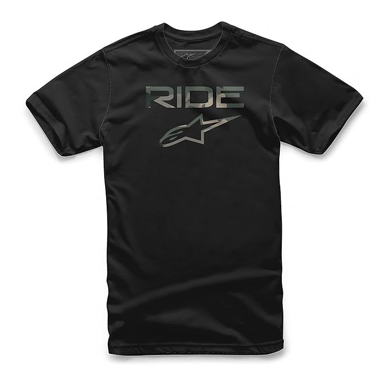 T-shirt ALPINESTARS RIDE 2.0 CAMO TEE, Black - roz. L (NEW)