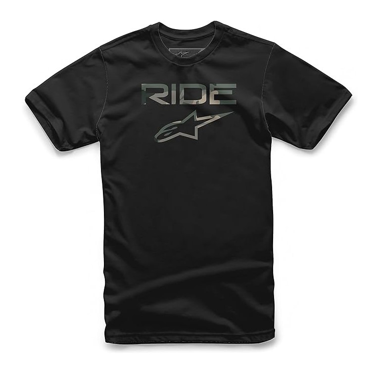 T-shirt ALPINESTARS RIDE 2.0 CAMO TEE, Black - roz. XXL (NEW)