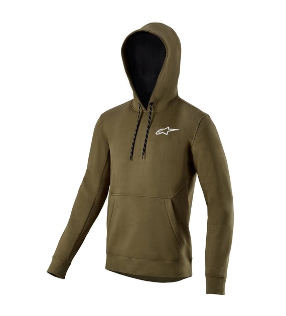 Bluza z kapturem ALPINESTARS SUMMIT WIND BLOCK HOODIE, olive - roz. L (NEW)