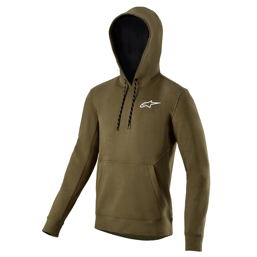 Bluza z kapturem ALPINESTARS SUMMIT WIND BLOCK HOODIE, olive - roz. M (NEW)