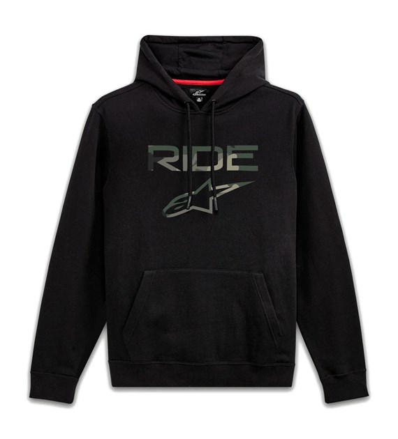 Bluza z kapturem ALPINESTARS RIDE 2.0 CAMO HOODIE, Black - roz. M (NEW)