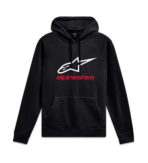 Bluza z kapturem ALPINESTARS ALWAYS 2.0 HOODIE, Black/White/Red - roz. L (NEW)