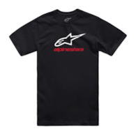 T-shirt ALPINESTARS ALWAYS 2.0 CSF TEE, Black/White/Red - roz. L (NEW)
