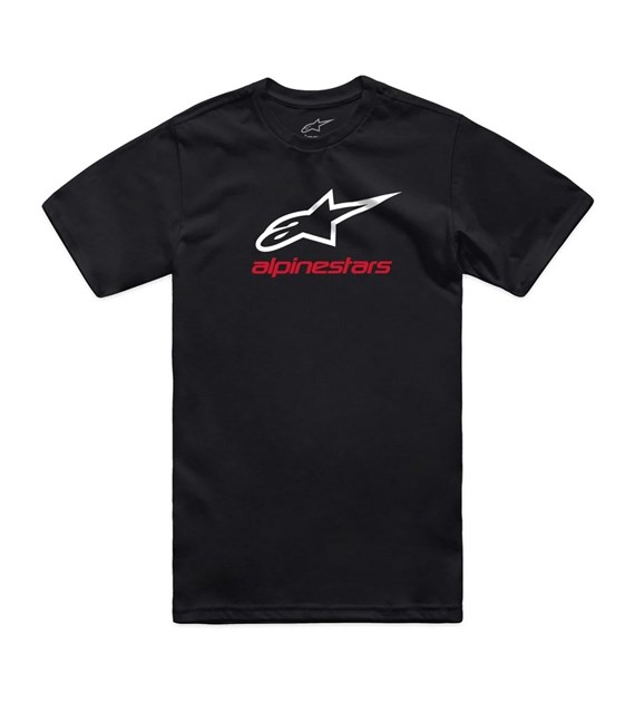 T-shirt ALPINESTARS ALWAYS 2.0 CSF TEE, Black/White/Red - roz. L (NEW)