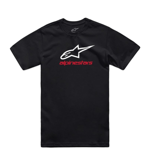 T-shirt ALPINESTARS ALWAYS 2.0 CSF TEE, Black/White/Red - roz. L (NEW)