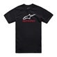 T-shirt ALPINESTARS ALWAYS 2.0 CSF TEE, Black/White/Red - roz. M (NEW)