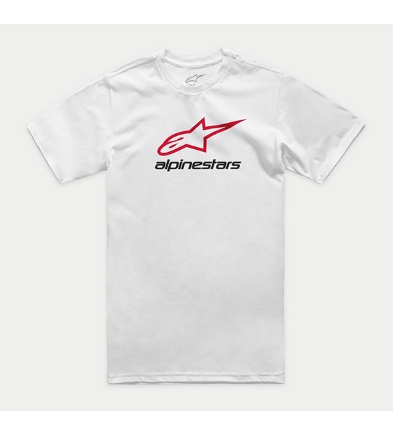 T-shirt ALPINESTARS ALWAYS 2.0 CSF TEE, White/Red/Black - roz. M (NEW)