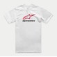 T-shirt ALPINESTARS ALWAYS 2.0 CSF TEE, White/Red/Black - roz. M (NEW)