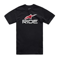 T-shirt ALPINESTARS RIDE 4.0 CSF TEE, Black/White/Red - roz. L (NEW)