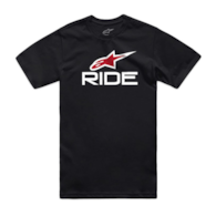 T-shirt ALPINESTARS RIDE 4.0 CSF TEE, Black/White/Red - roz. L (NEW)