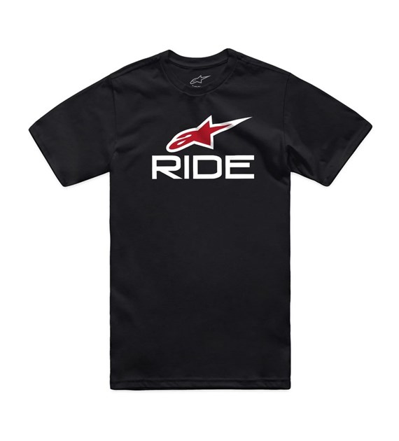 T-shirt ALPINESTARS RIDE 4.0 CSF TEE, Black/White/Red - roz. M (NEW)
