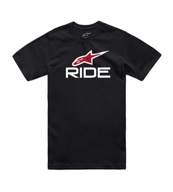 T-shirt ALPINESTARS RIDE 4.0 CSF TEE, Black/White/Red - roz. S (NEW)