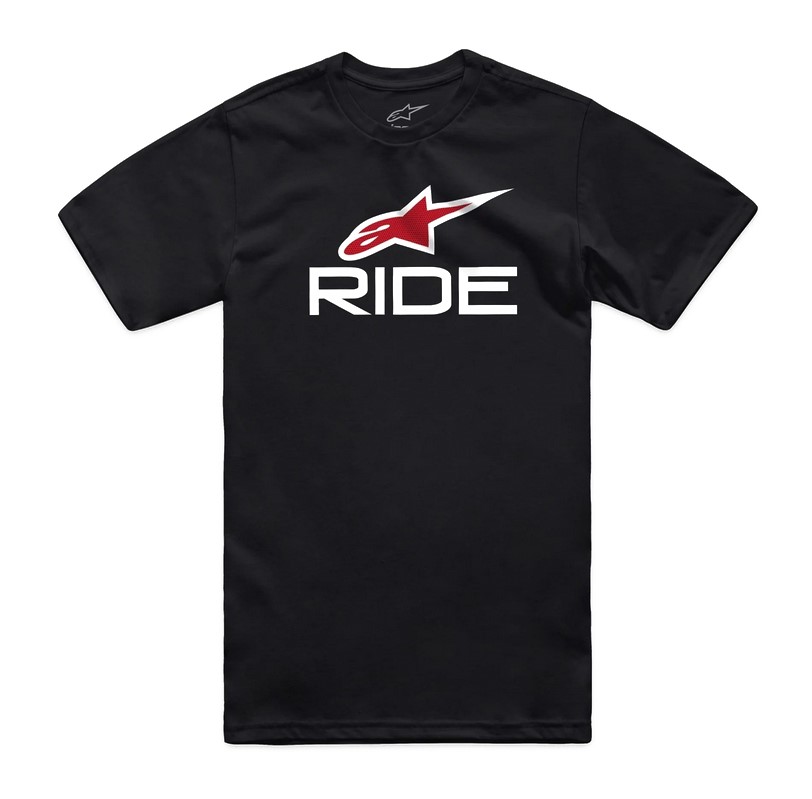 T-shirt ALPINESTARS RIDE 4.0 CSF TEE, Black/White/Red - roz. S (NEW)