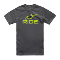 T-shirt ALPINESTARS RIDE 4.0 CSF TEE, Charcoal/Lime/Black - roz. L (NEW)