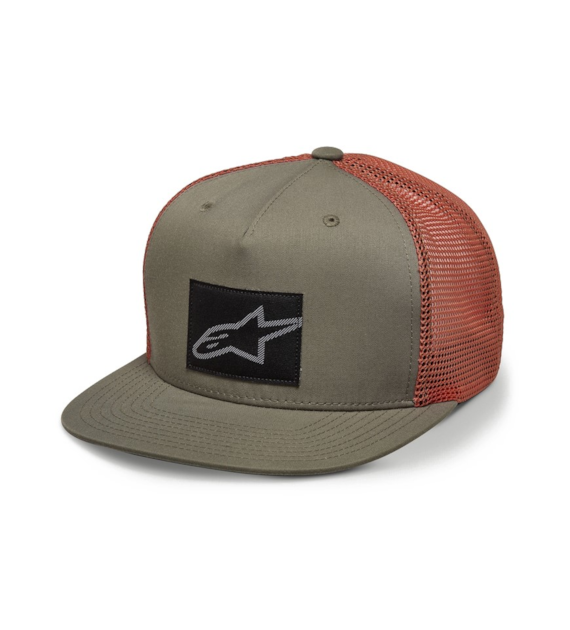 Czapka z daszkiem ALPINESTARS SUSSED TRUCKER HAT, Military/Orange - roz. One Size (NEW)