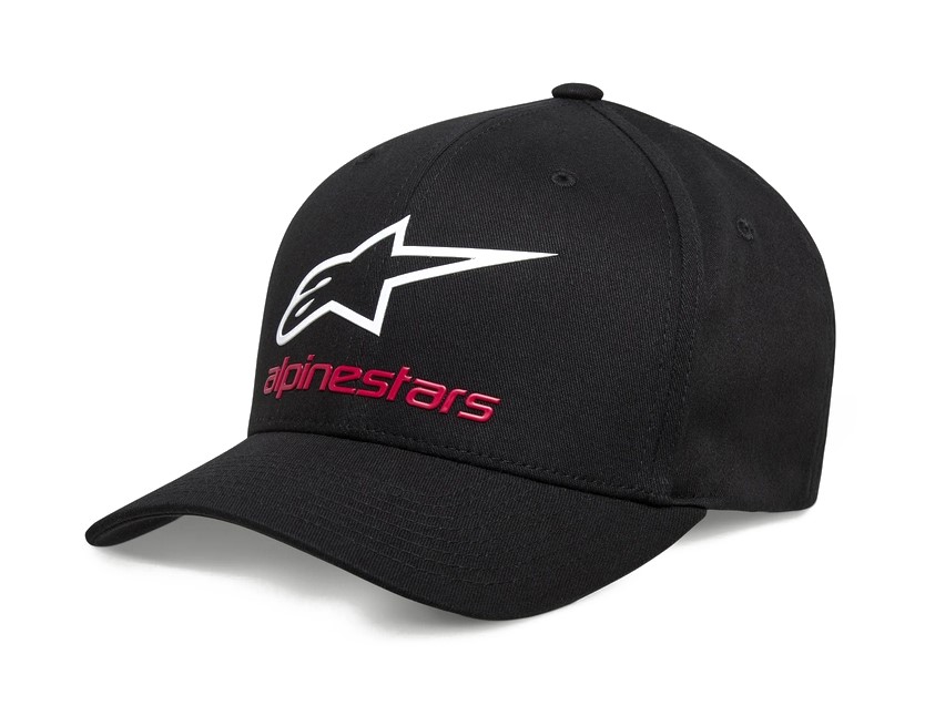 Czapka z daszkiem ALPINESTARS ALWAYS 2.0 HAT, Black/White/Red - roz. S/M (NEW)