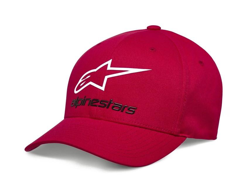 Czapka z daszkiem ALPINESTARS ALWAYS 2.0 HAT, Red/White/Black - roz. S/M (NEW)