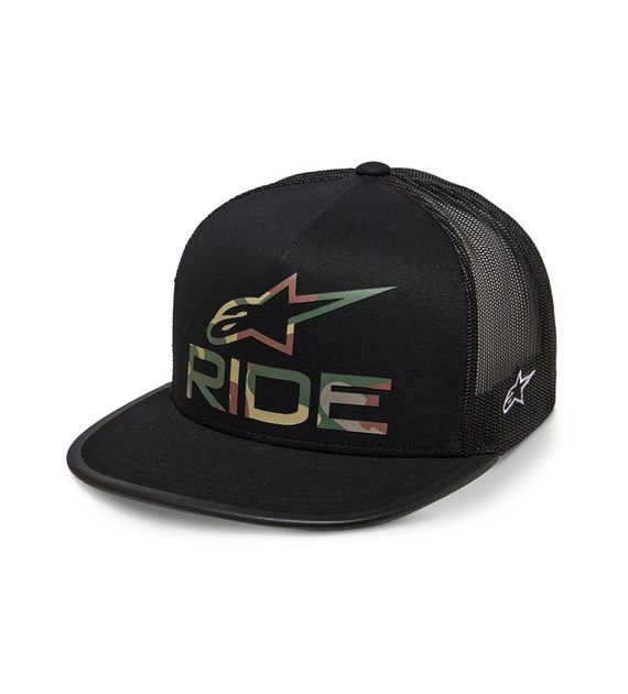 Czapka z daszkiem ALPINESTARS RIDE 2.0 CAMO TRUCKER HAT, Black - roz. One Size (NEW)