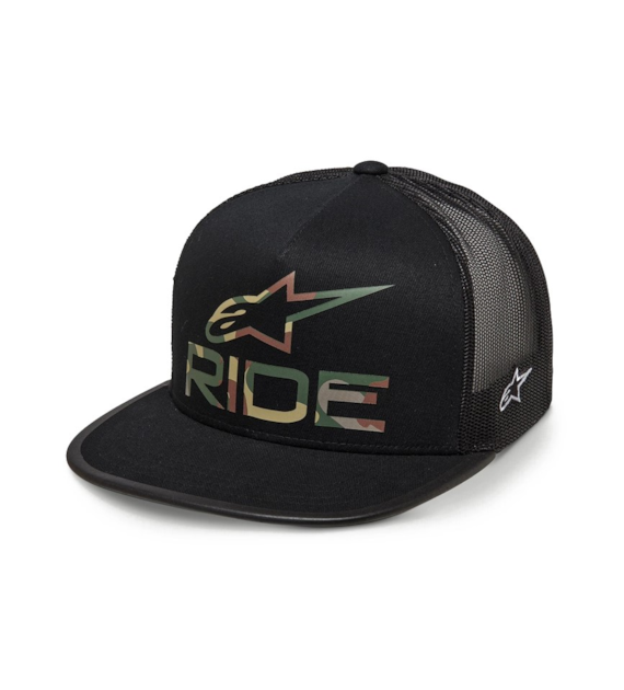 Czapka z daszkiem ALPINESTARS RIDE 2.0 CAMO TRUCKER HAT, Black - roz. One Size (NEW)