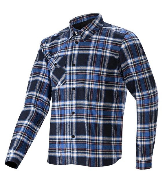 Koszula długi rękaw ALPINESTARS WHISTLER WIND BLOCK PLAID SHIRT, blue - roz. L (NEW)