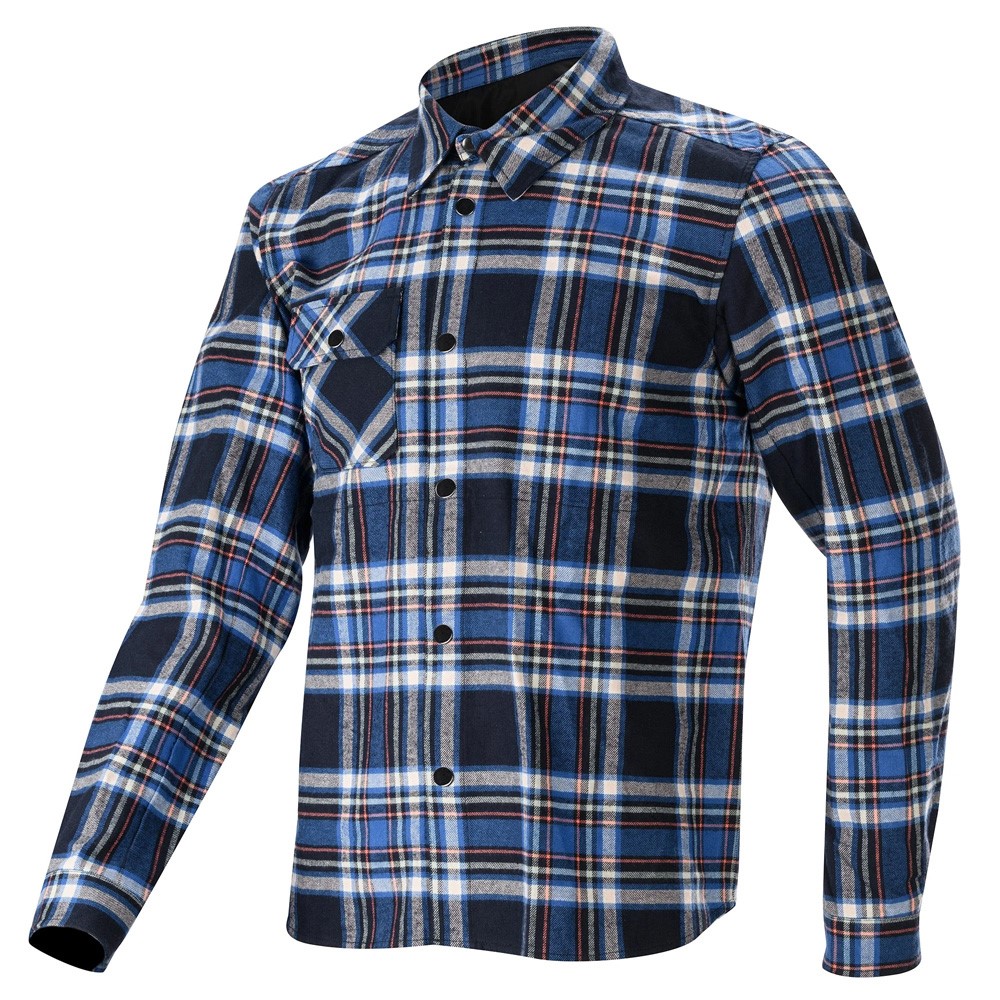 Koszula długi rękaw ALPINESTARS WHISTLER WIND BLOCK PLAID SHIRT, blue - roz. XXL (NEW)
