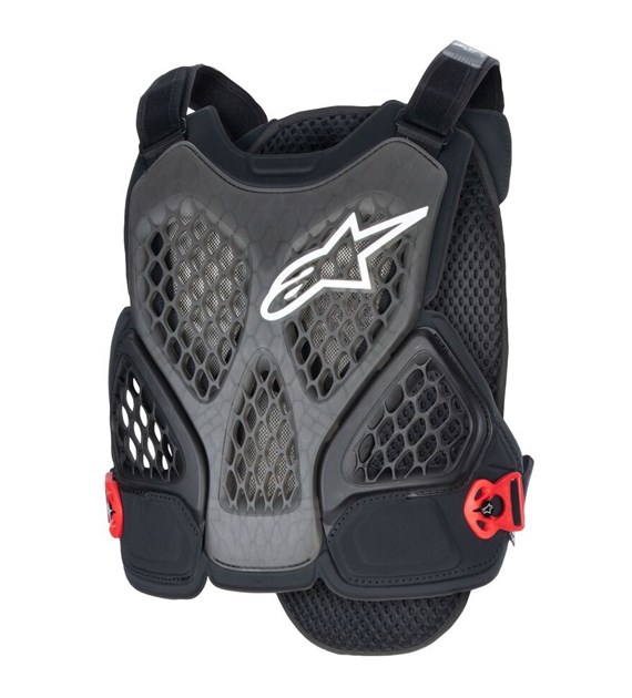 Kamizelka ochronna ALPINESTARS A-6 PLASMA CHEST PROTECTOR, Black Anthracite Red - roz. M, Ochrona level 1/2 (NEW)