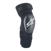 Ochraniacze na kolana ALPINESTARS A-IMPACT PLASMA ELITE SHIELD KNEE PROTECTORS, Black White - roz. XL, Ochrona level 2 (NEW)