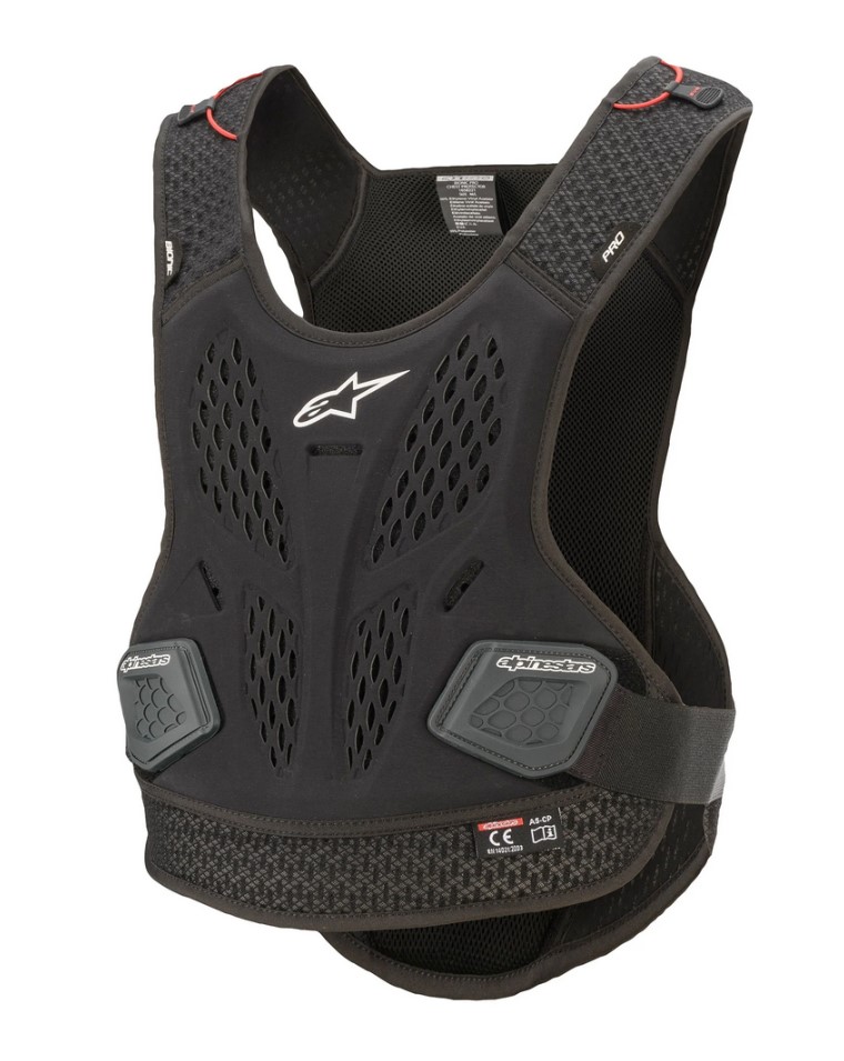 Kamizelka ochronna ALPINESTARS BIONIC PRO CHEST PROTECTOR, Black Anthracite - roz. M/L, Ochrona level 1 (NEW)