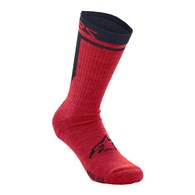Skarpetki ALPINESTARS MERINO SOCKS 24, red black roz. M (NEW)