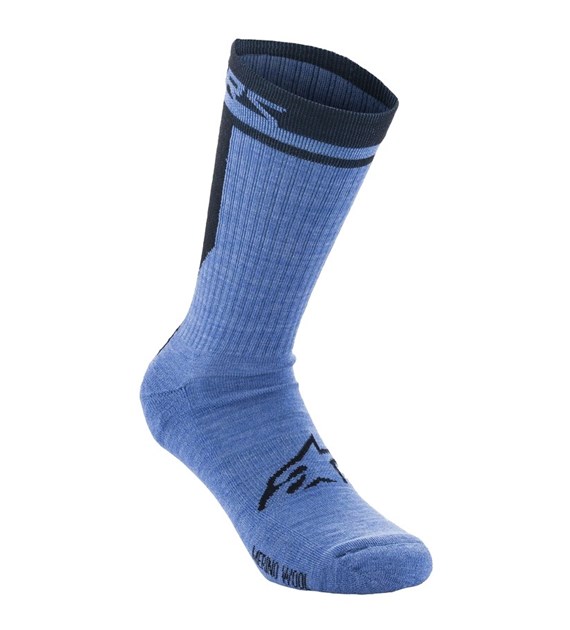 Skarpetki ALPINESTARS MERINO SOCKS 24, blue black roz. L (NEW)