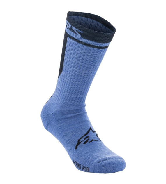 Skarpetki ALPINESTARS MERINO SOCKS 24, blue black roz. L (NEW)