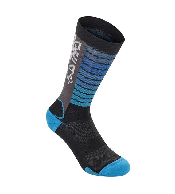 Skarpetki ALPINESTARS DROP SOCKS 22, black aqua roz. L (NEW)