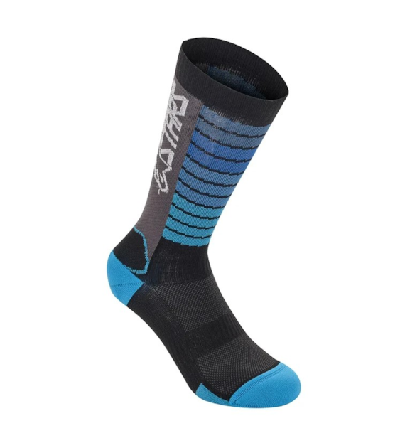 Skarpetki ALPINESTARS DROP SOCKS 22, black aqua roz. S (NEW)