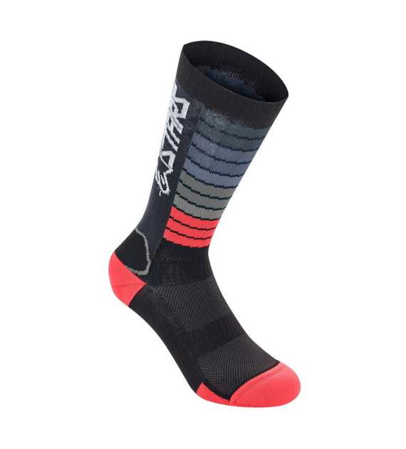 Skarpetki ALPINESTARS DROP SOCKS 22, black bright red roz. L (NEW)