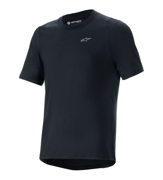 Koszulka krótki rękaw ALPINESTARS A-DURA DRI WOOL SS JERSEY, Black - roz. L (NEW)