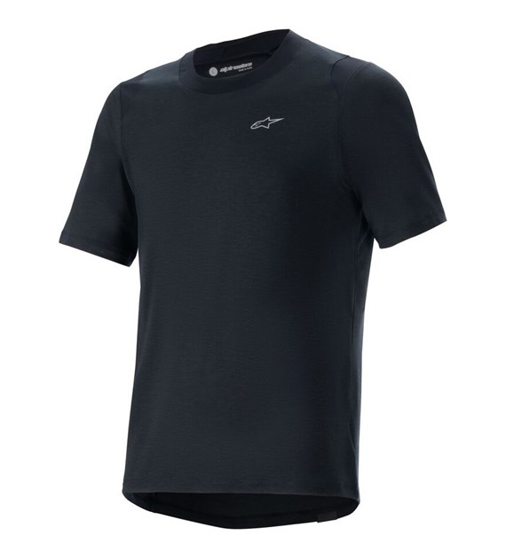 Koszulka krótki rękaw ALPINESTARS A-DURA DRI WOOL SS JERSEY, Black - roz. M (NEW)