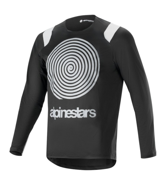 Koszulka długi rękaw ALPINESTARS A-SUPRA OSCAR LS JERSEY, Black - roz. L (NEW) (LIMITED EDITION)