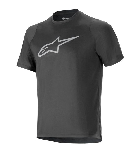 Koszulka krótki rękaw ALPINESTARS A-DURA DRI OSCAR SS JERSEY, Black Reflecitve - roz. L (NEW) (LIMITED EDITION)