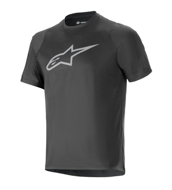 Koszulka krótki rękaw ALPINESTARS A-DURA DRI OSCAR SS JERSEY, Black Reflecitve - roz. L (NEW) (LIMITED EDITION)