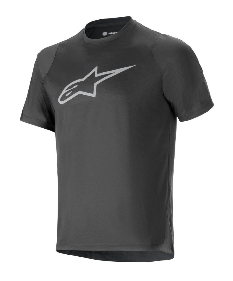 Koszulka krótki rękaw ALPINESTARS A-DURA DRI OSCAR SS JERSEY, Black Reflecitve - roz. S (NEW) (LIMITED EDITION)